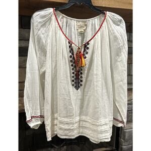 Women’s Ralph Lauren Denim & Supply Boho Embroidered Shirt Size S *C1